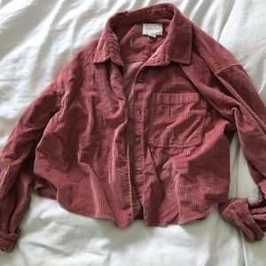 American Eagle corduroy button up